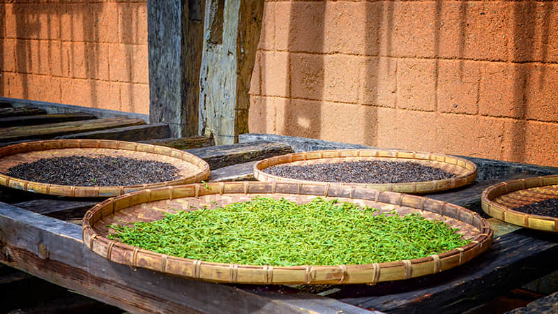 碾茶流水线车间设备流程